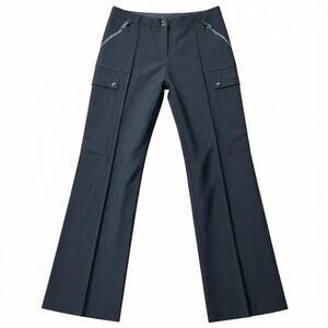 Burberry Wool Lined Black Trousers Women’s Size 6 Excellent